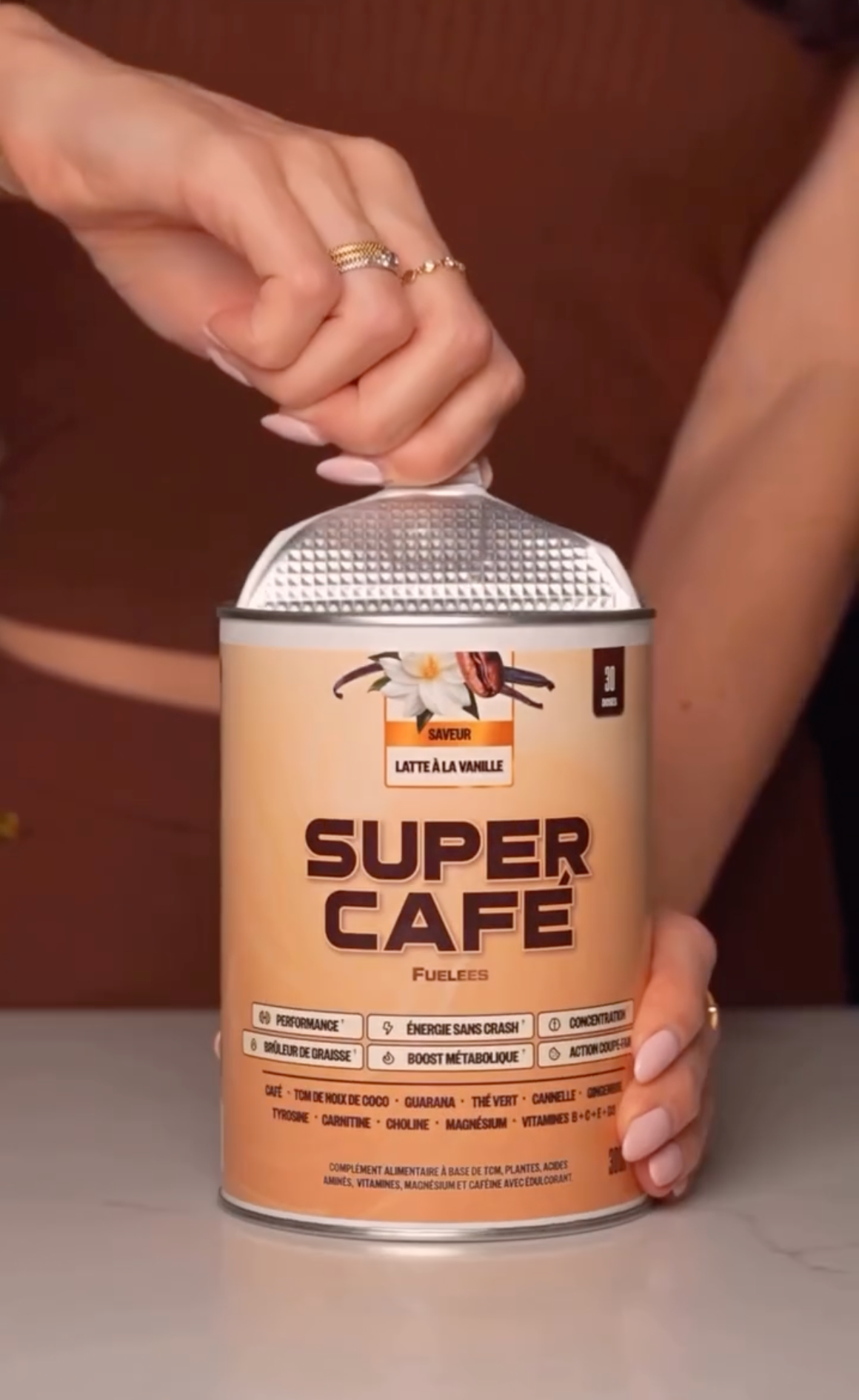 SUPERCAFÉ Vanilla Latte  ➤  the functional coffee that truly changes the game